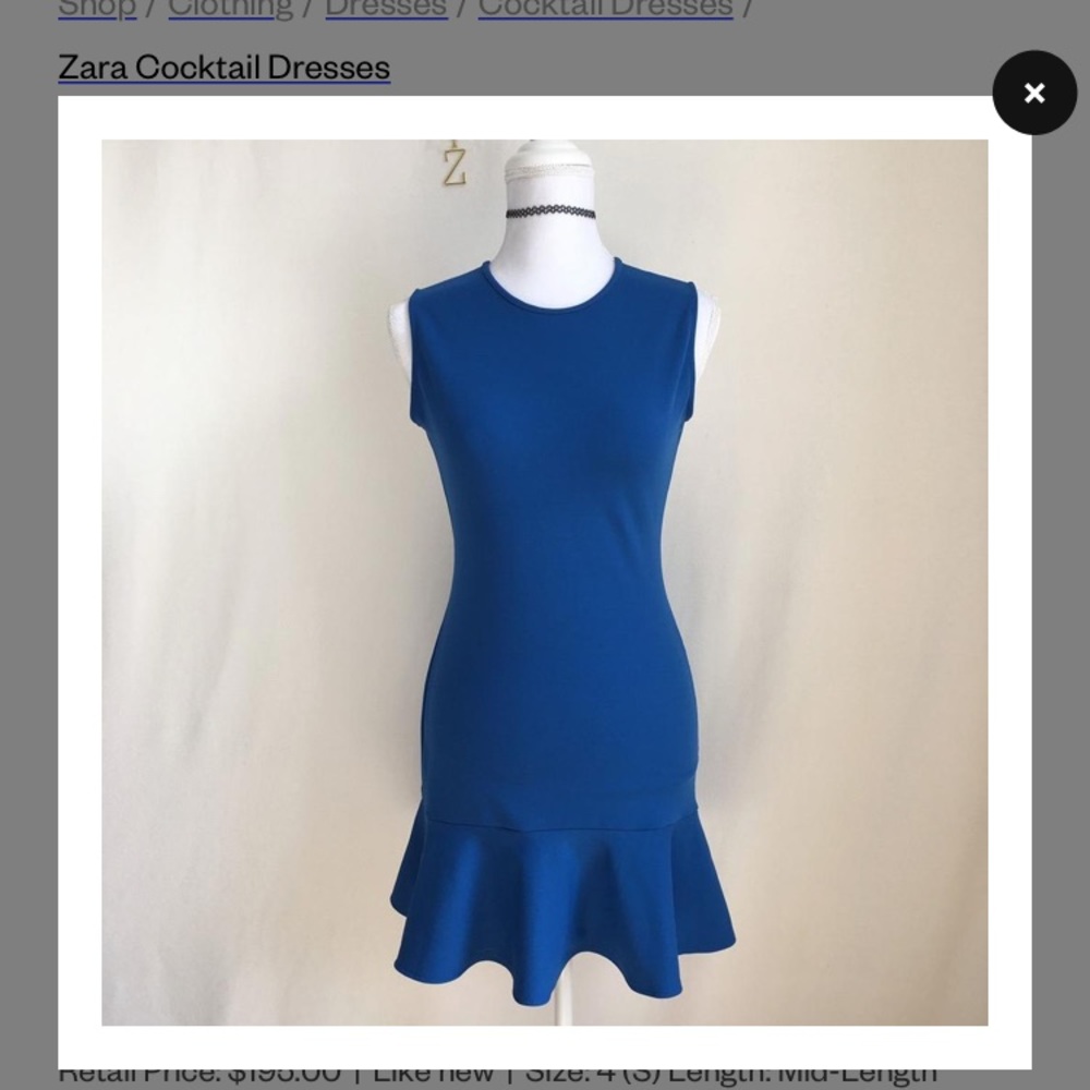 Zara dress size s